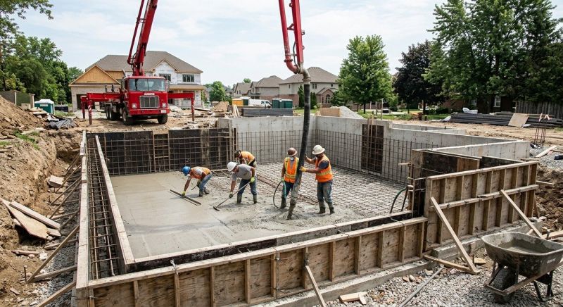 Basement Concrete Installation in Ames, IA