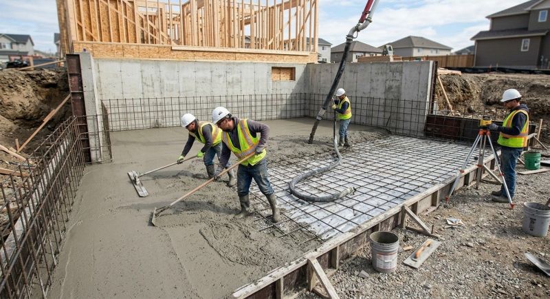 Basement Slab Installation in Ames, IA