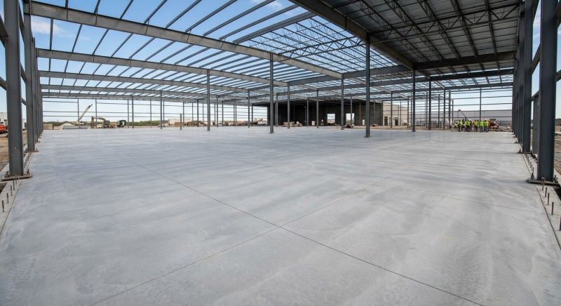 Commercial Slab Construction in Colo, IA