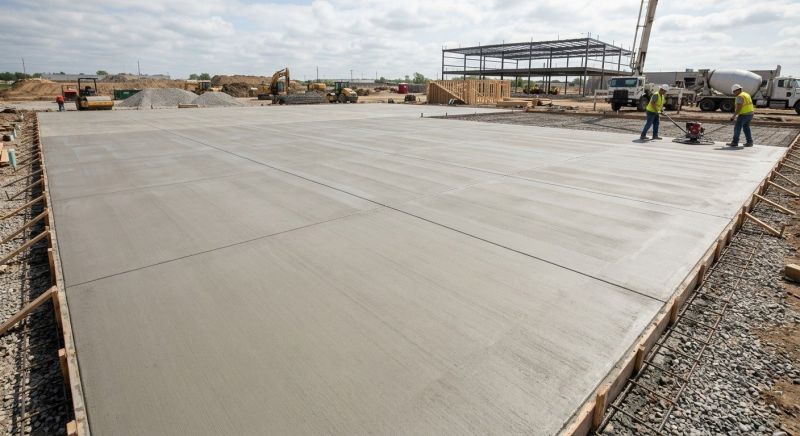 Commercial Slab Installation in Ames, IA