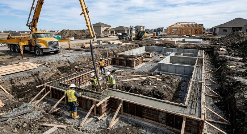 Concrete Foundation Installation in Boone, IA