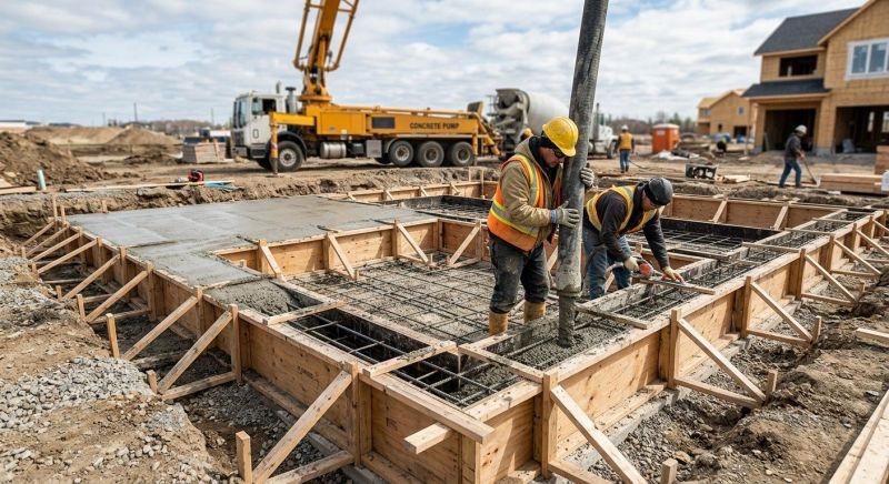 Concrete Foundation Pouring in Ames, IA