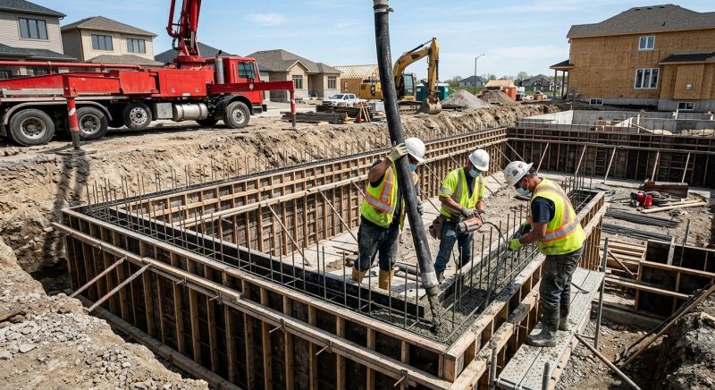 Concrete Foundation Pouring in Ames, IA