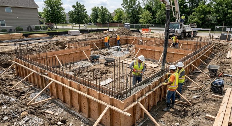 Foundation Construction in Granger, IA