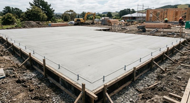 Foundation Slab Construction in Ames, IA