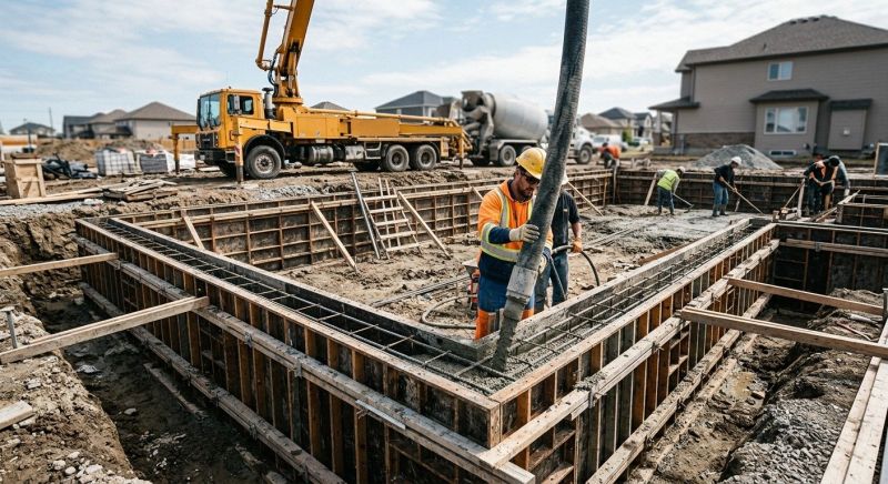 Foundation Wall Pouring in Johnston, IA