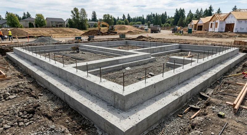 House Footing Construction in Ames, IA