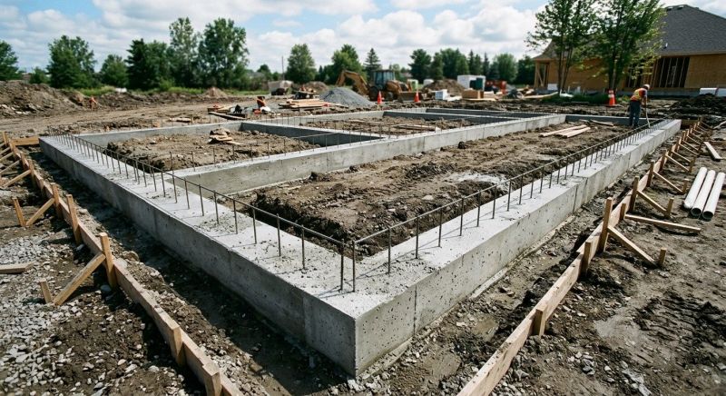 House Footing Construction in Ames, IA