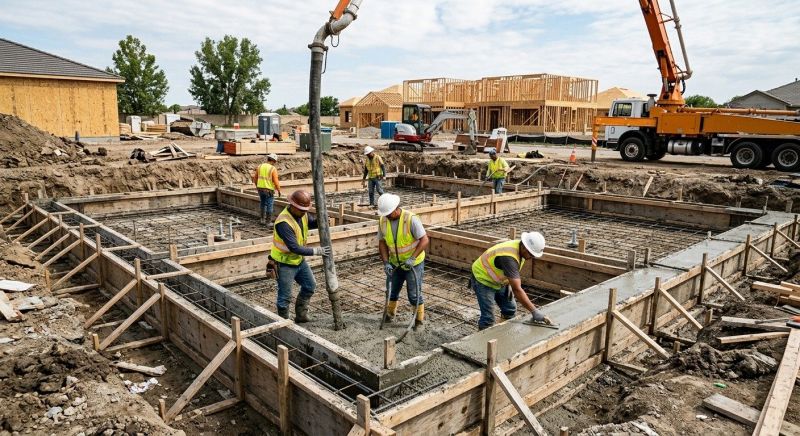 House Foundation Installation in Ames, IA
